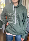 Hard Is Not the Same As Bad Sparkle Hoodie