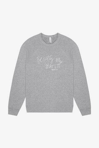 Be Salty Stay Lit Crewneck Sweatshirt