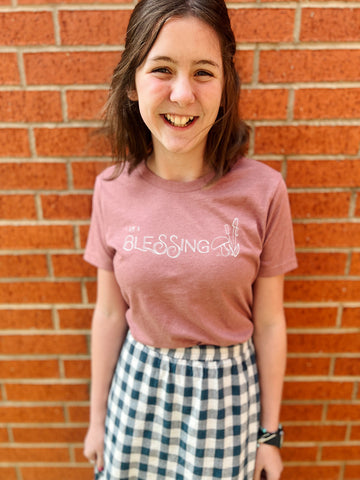 I Am a Blessing Mushroom Tee - Kids