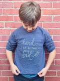 Hard Is Not the Same As Bad Sparkle Crewneck Sweatshirt - Kids