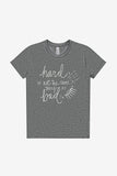 Hard Is Not the Same As Bad Sparkle Tee - Kids