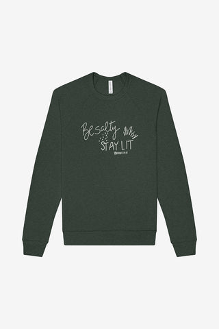 Be Salty Stay Lit Crewneck Sweatshirt