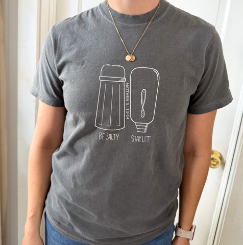Be Salty Stay Lit Iconic Tee
