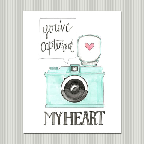 You've Captured My Heart Art Print