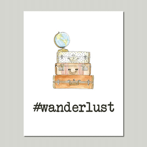 Wanderlust Wall Art Print