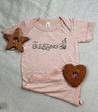 I Am a Blessing Mushroom Onesie - Baby