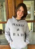 Hard ≠ Bad Hoodie - Kids