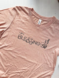 I Am a Blessing Mushroom Tee - Kids