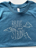 Brave and Strong Tee - Kids